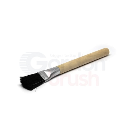 Gordon Brush 1/2 Diameter Horsehair and Wood Handle Dope Brush, PK12 DB7G-12